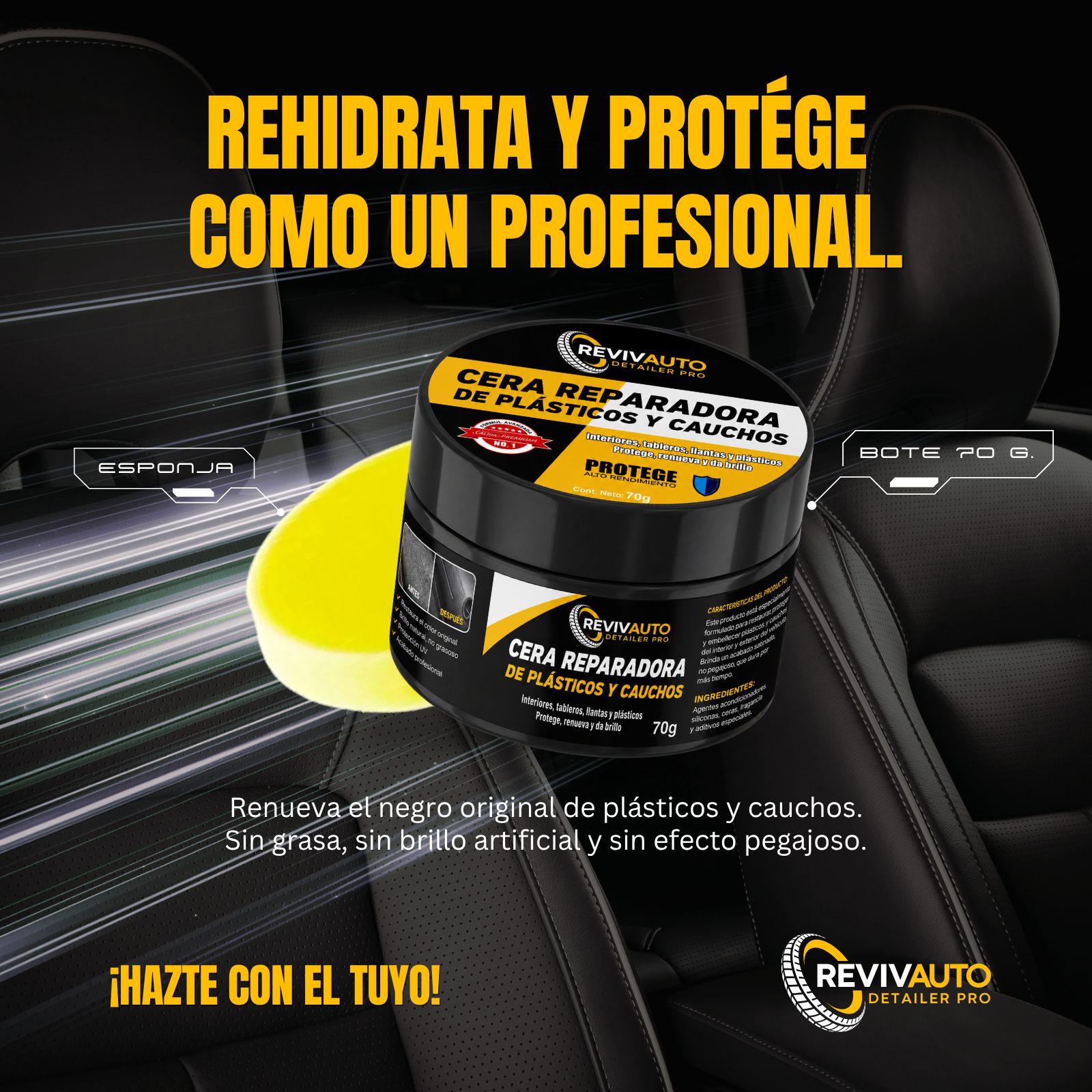 Renovador de Plásticos y Cauchos (70 g)