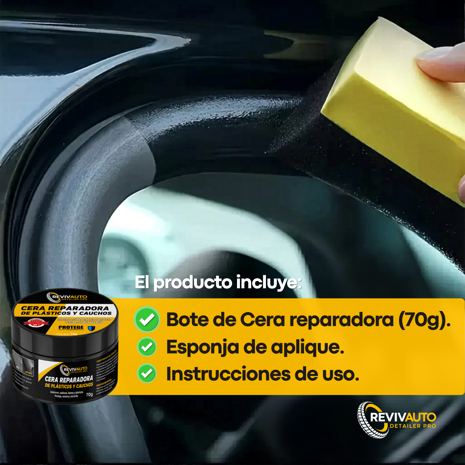 Renovador de Plásticos y Cauchos (70 g)